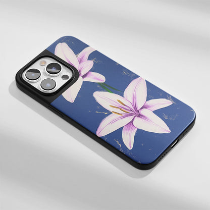 Industry-Level Tough Matte Lily iPhone Case