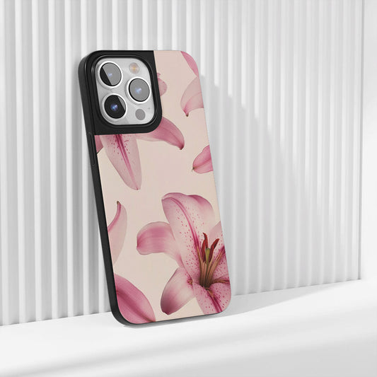 Industry-Level Tough Matte Lily iPhone Case