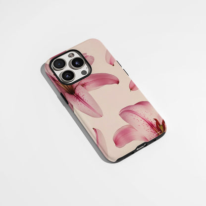 Double-Layer Semi-Handprinted Tough Matte iPhone Case