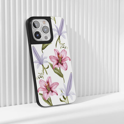 Industry-Level Tough Matte Lily iPhone Case