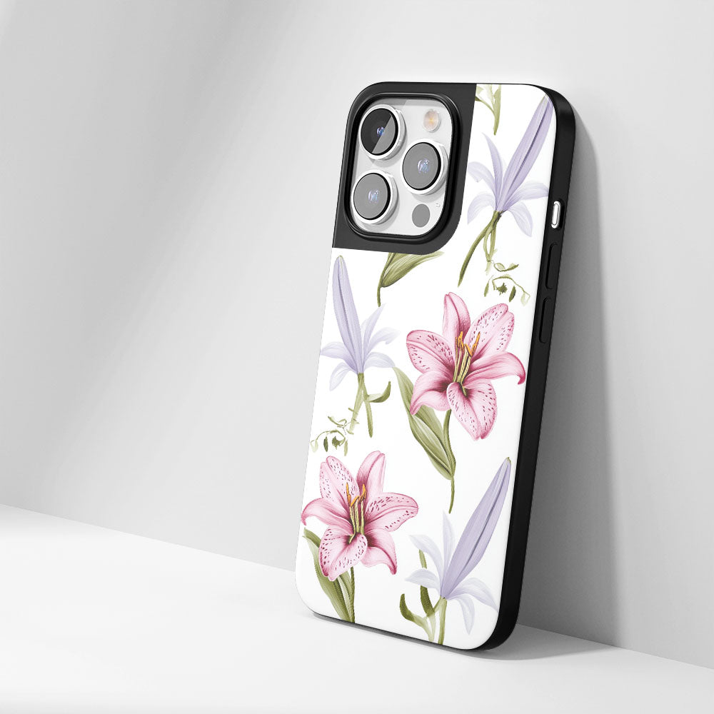 Industry-Level Tough Matte Lily iPhone Case