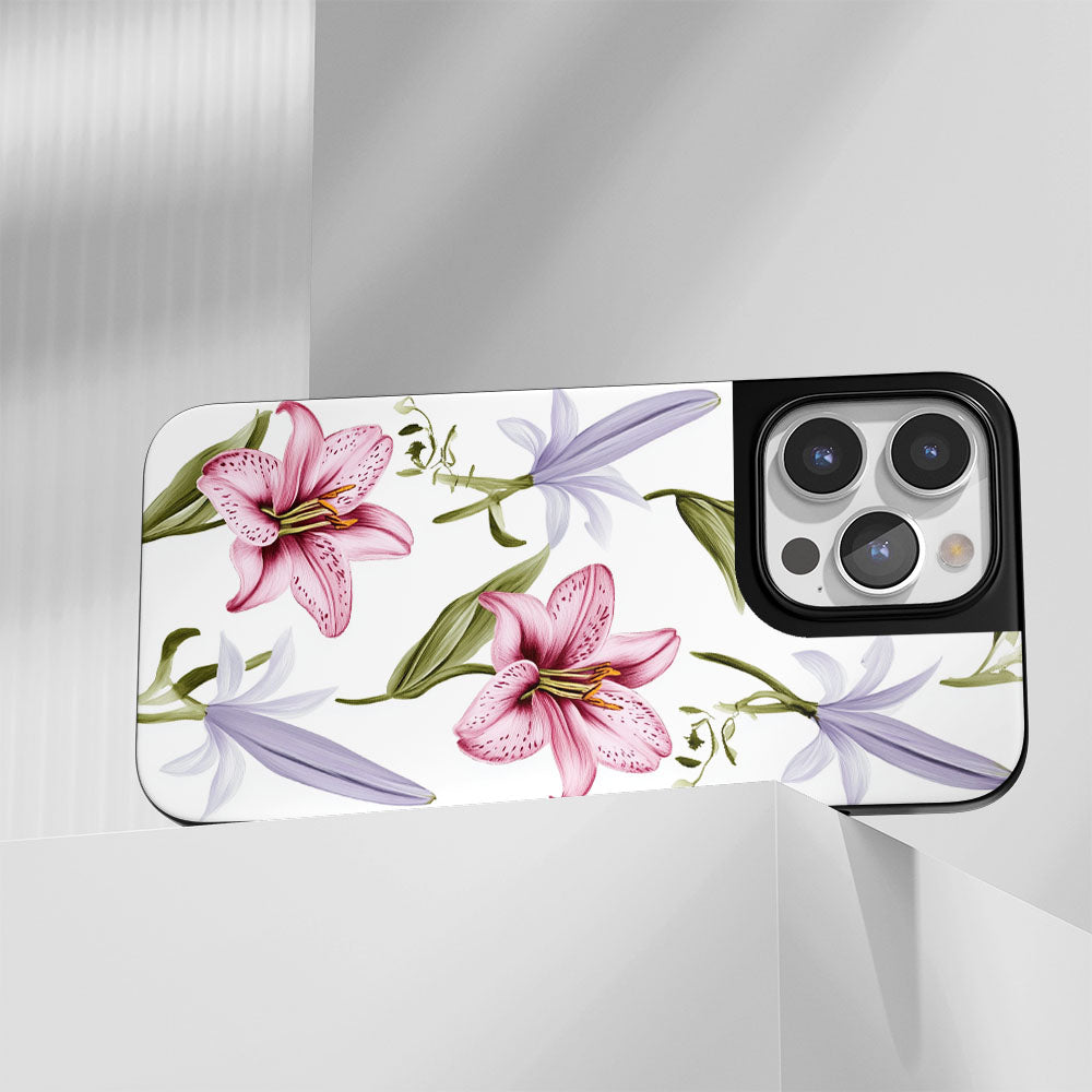 Industry-Level Tough Matte Lily iPhone Case