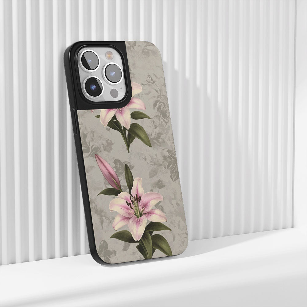 Industry-Level Tough Matte Lily iPhone Case