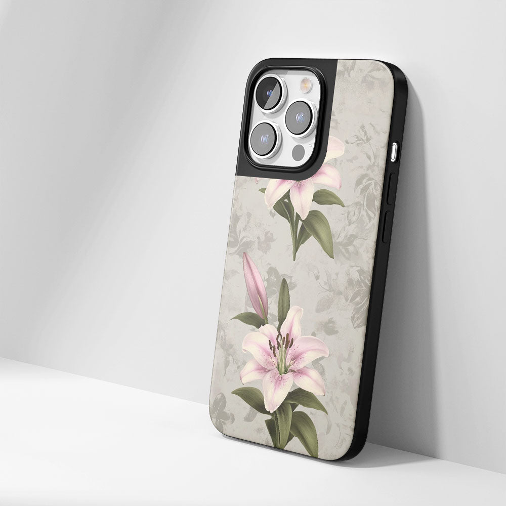 Industry-Level Tough Matte Lily iPhone Case