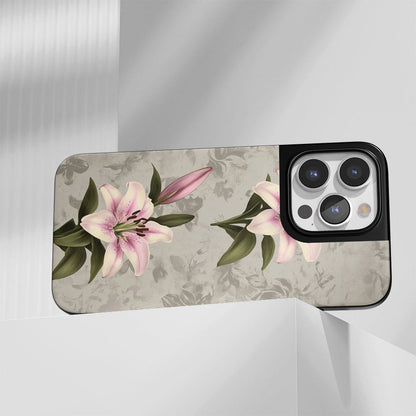 Industry-Level Tough Matte Lily iPhone Case