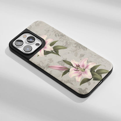 Industry-Level Tough Matte Lily iPhone Case