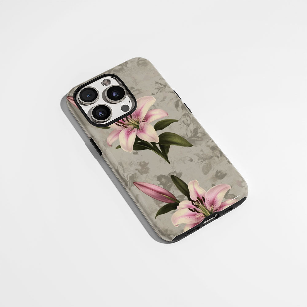 Double-Layer Semi-Handprinted Tough Matte iPhone Case