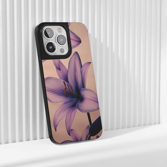 Industry-Level Tough Matte Lily iPhone Case