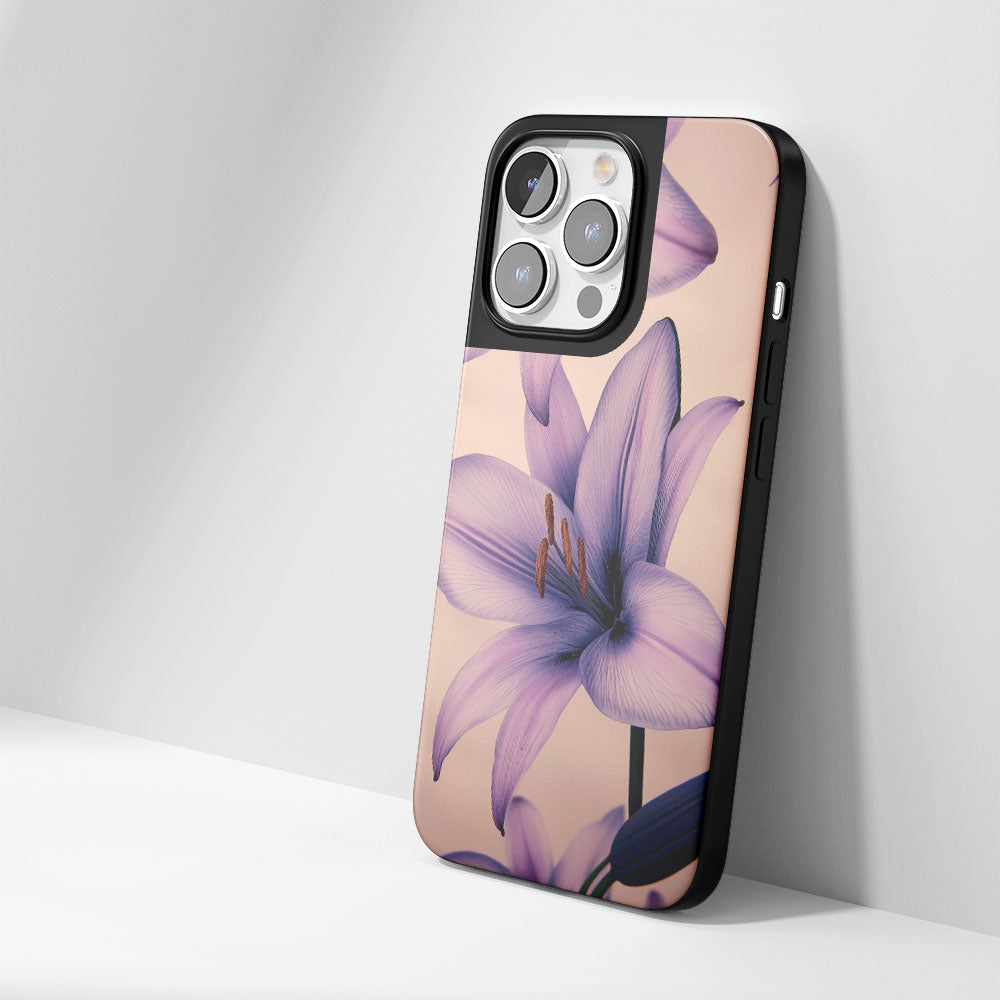 Industry-Level Tough Matte Lily iPhone Case