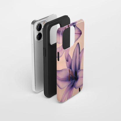 Double-Layer Semi-Handprinted Tough Matte iPhone Case