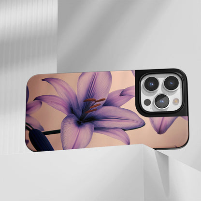 Industry-Level Tough Matte Lily iPhone Case