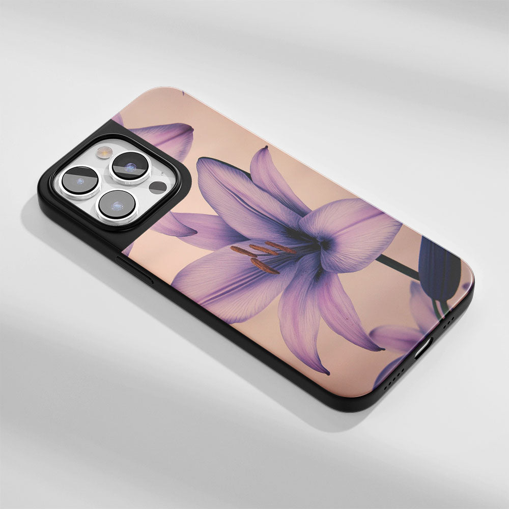 Industry-Level Tough Matte Lily iPhone Case