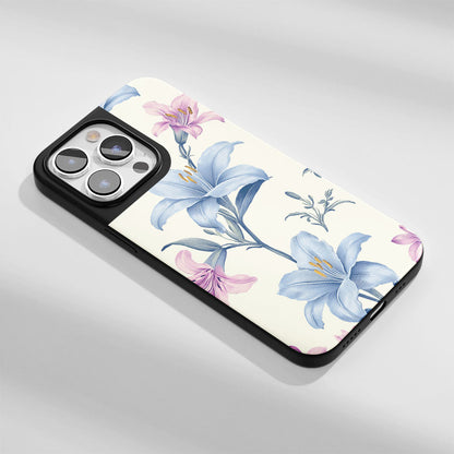 Industry-Level Tough Matte Lily iPhone Case