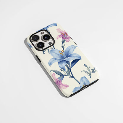 Double-Layer Semi-Handprinted Tough Matte iPhone Case