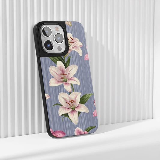 Industry-Level Tough Matte Lily iPhone Case