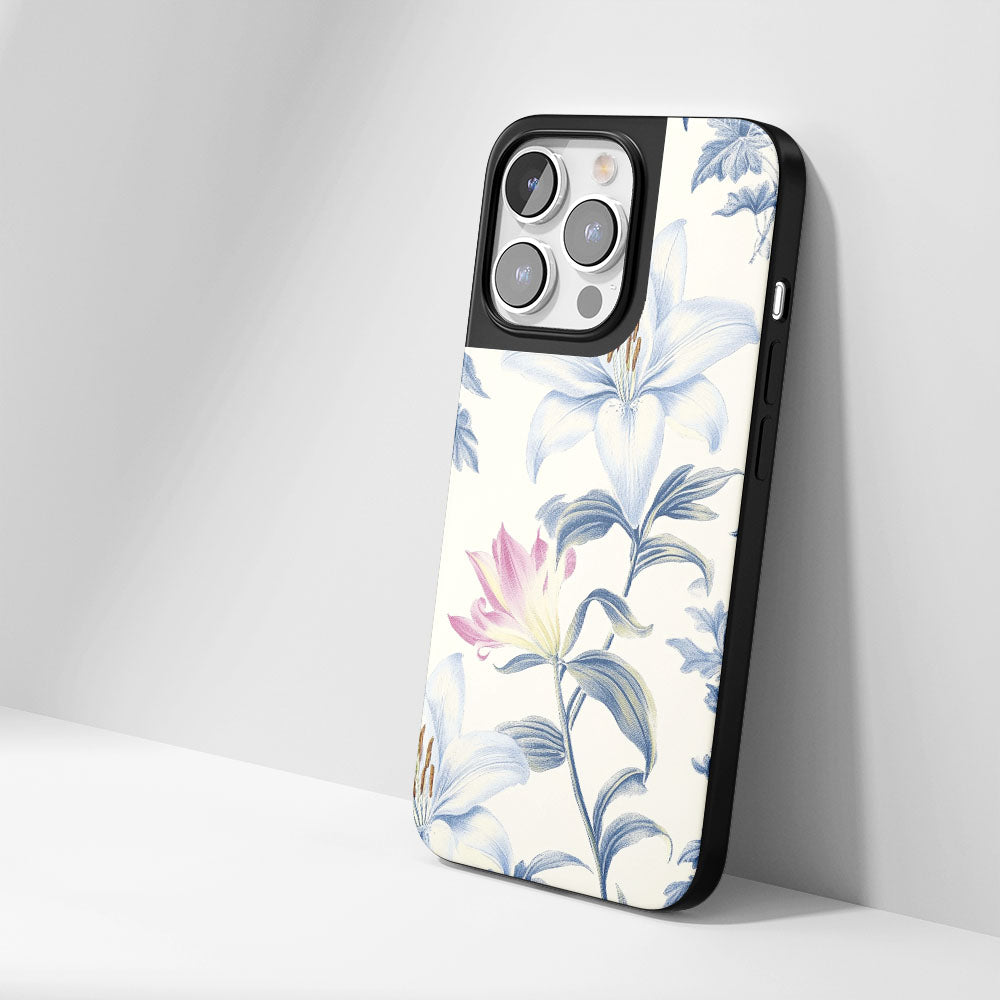 Industry-Level Tough Matte Lily iPhone Case