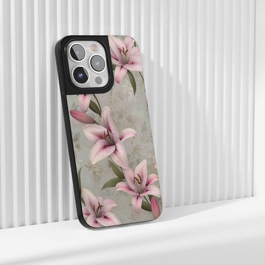 Industry-Level Tough Matte Lily iPhone Case