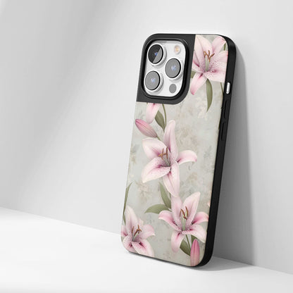 Industry-Level Tough Matte Lily iPhone Case