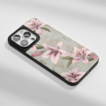 Industry-Level Tough Matte Lily iPhone Case