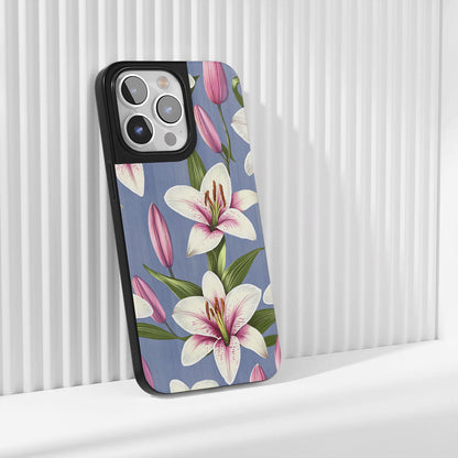 Industry-Level Tough Matte Lily iPhone Case