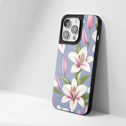 Industry-Level Tough Matte Lily iPhone Case