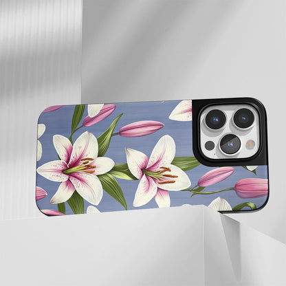 Industry-Level Tough Matte Lily iPhone Case