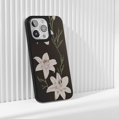 Industry-Level Tough Matte Lily iPhone Case