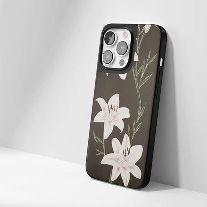 Industry-Level Tough Matte Lily iPhone Case