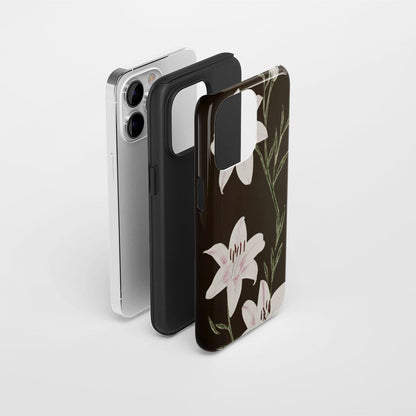 Double-Layer Semi-Handprinted Tough Matte iPhone Case