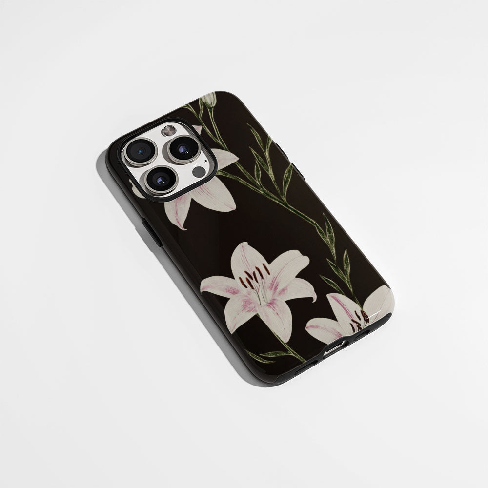 Double-Layer Semi-Handprinted Tough Matte iPhone Case