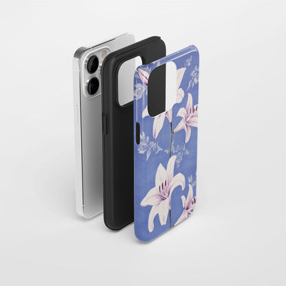 Double-Layer Semi-Handprinted Tough Matte iPhone Case