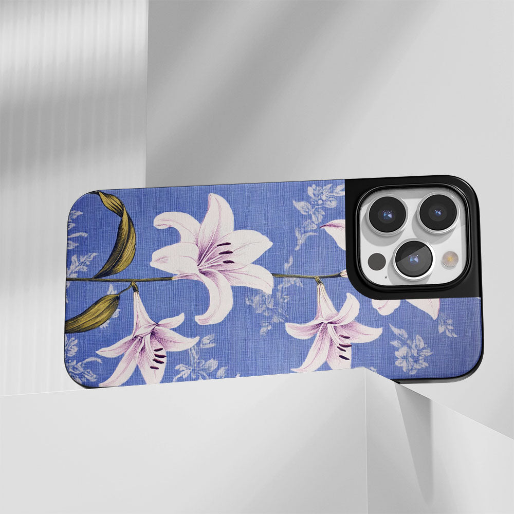 Industry-Level Tough Matte Lily iPhone Case