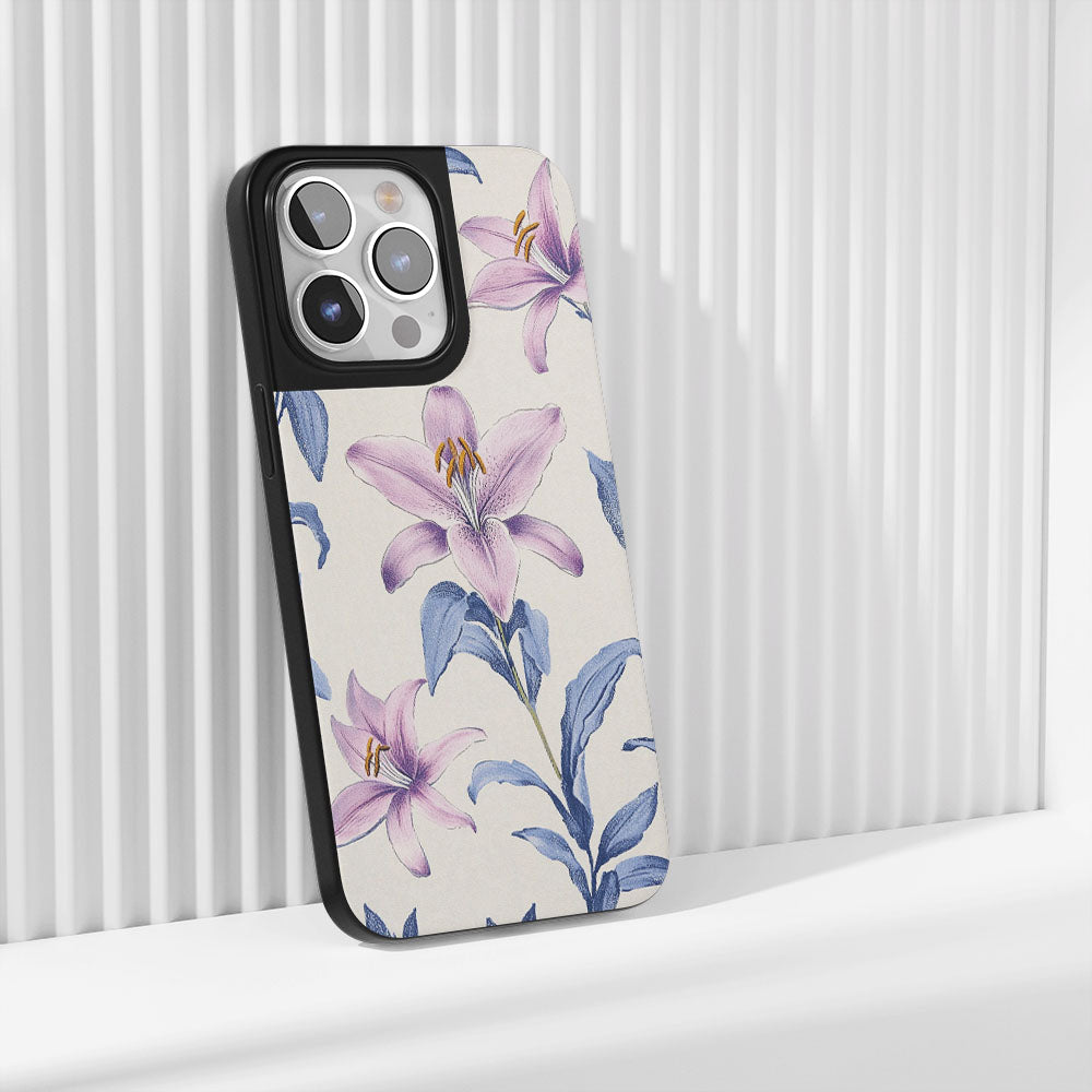 Industry-Level Tough Matte Lily iPhone Case