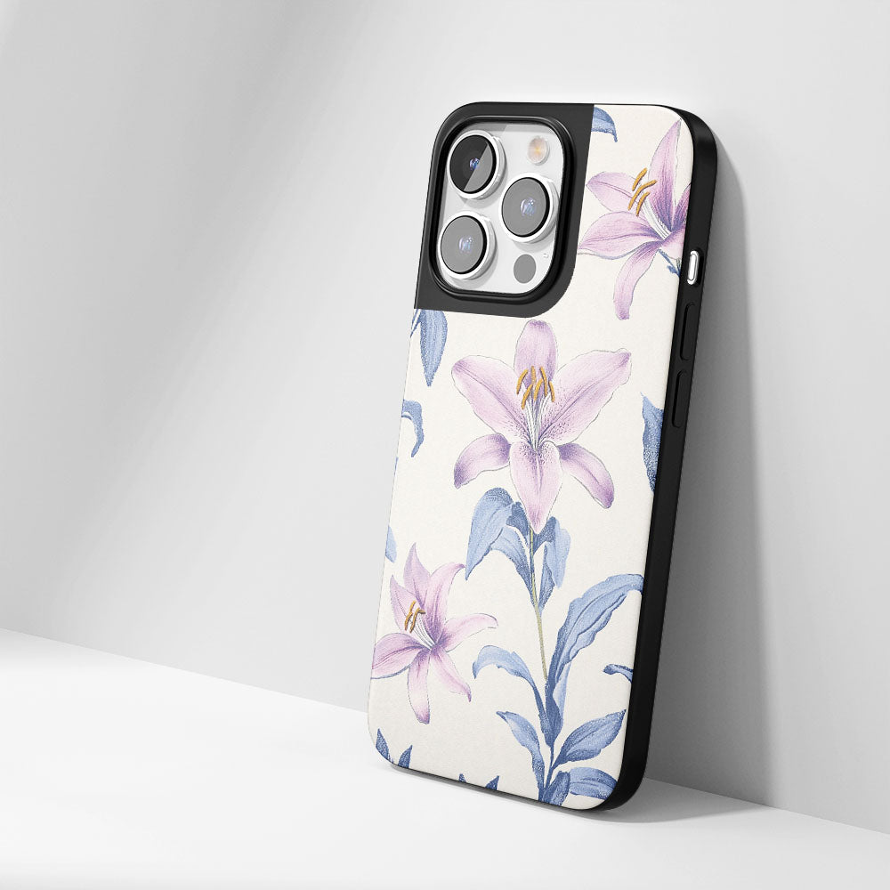 Industry-Level Tough Matte Lily iPhone Case