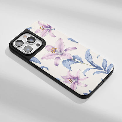 Industry-Level Tough Matte Lily iPhone Case