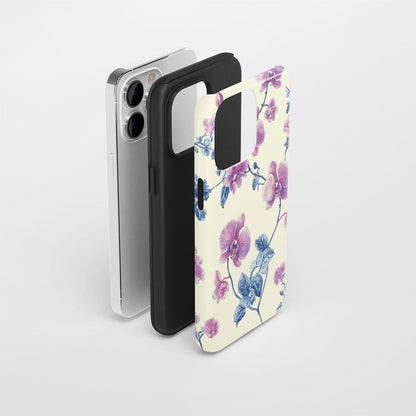 Double-Layer Semi-Handprinted Tough Matte iPhone Case