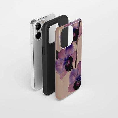 Double-Layer Semi-Handprinted Tough Matte iPhone Case