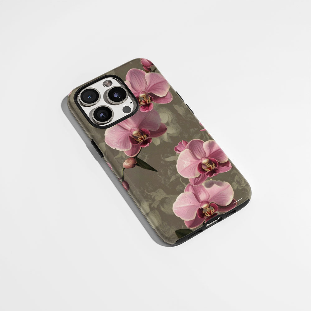 Double-Layer Semi-Handprinted Tough Matte iPhone Case