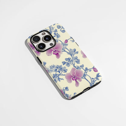 Double-Layer Semi-Handprinted Tough Matte iPhone Case