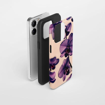 Double-Layer Semi-Handprinted Tough Matte iPhone Case