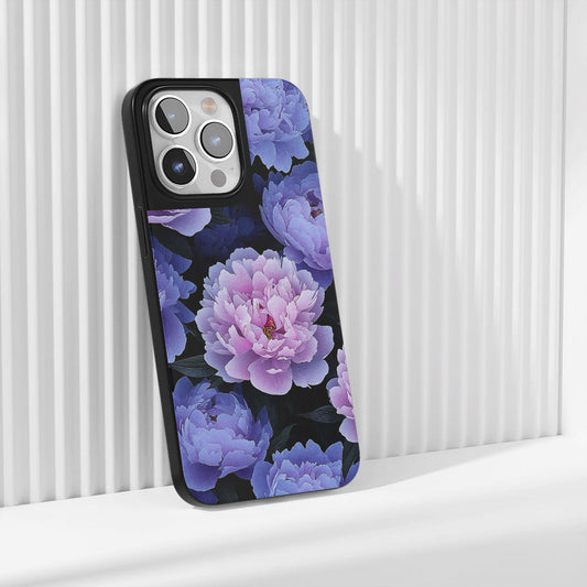 Industry-Level Tough Matte Peony iPhone Case