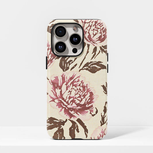 Double-Layer Semi-Handprinted Tough Matte iPhone Case