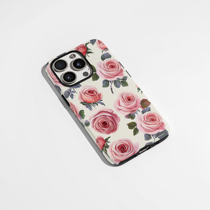 Double-Layer Semi-Handprinted Tough Matte iPhone Case