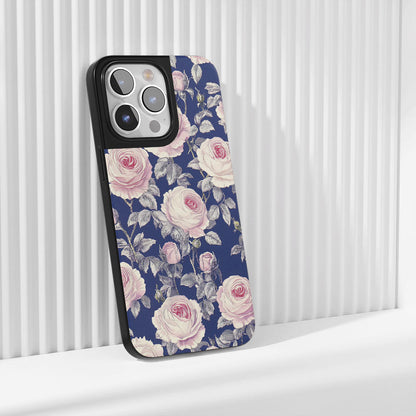 Industry-Level Tough Matte Pink Rose iPhone Case