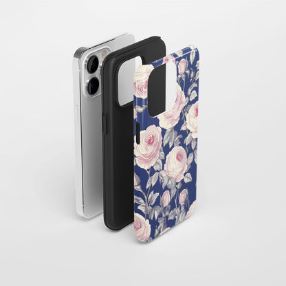 Double-Layer Semi-Handprinted Tough Matte iPhone Case