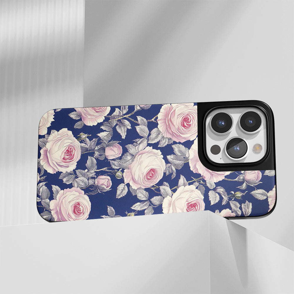 Industry-Level Tough Matte Pink Rose iPhone Case