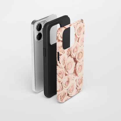 Double-Layer Semi-Handprinted Tough Matte iPhone Case