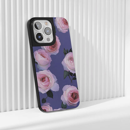 Industry-Level Tough Matte Pink Rose iPhone Case