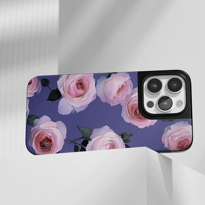 Industry-Level Tough Matte Pink Rose iPhone Case