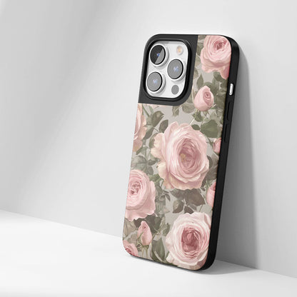 Industry-Level Tough Matte Pink Rose iPhone Case